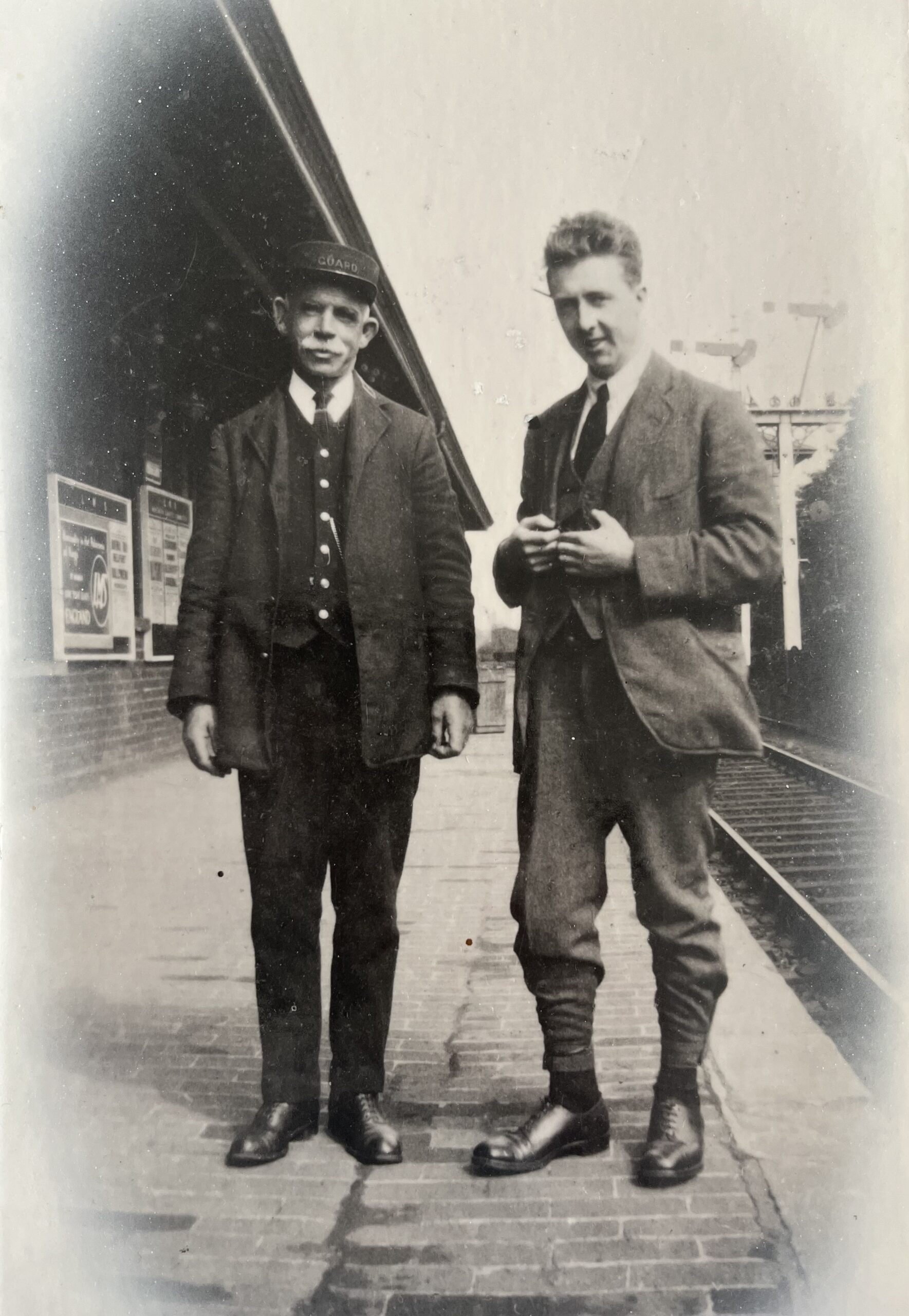 John Gray, Nellie’s father circa 1920. John was a guard on the railway line that serviced the Causeway Coast in the first half of the twentieth century.